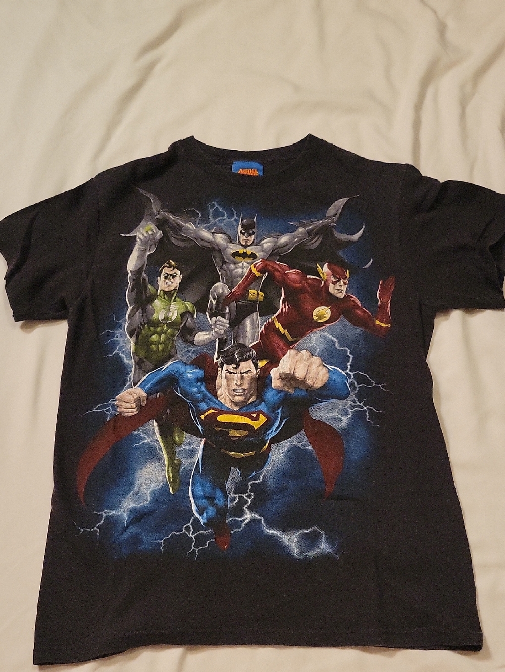 Black DC Comics Justice League Short Sleeve Tee